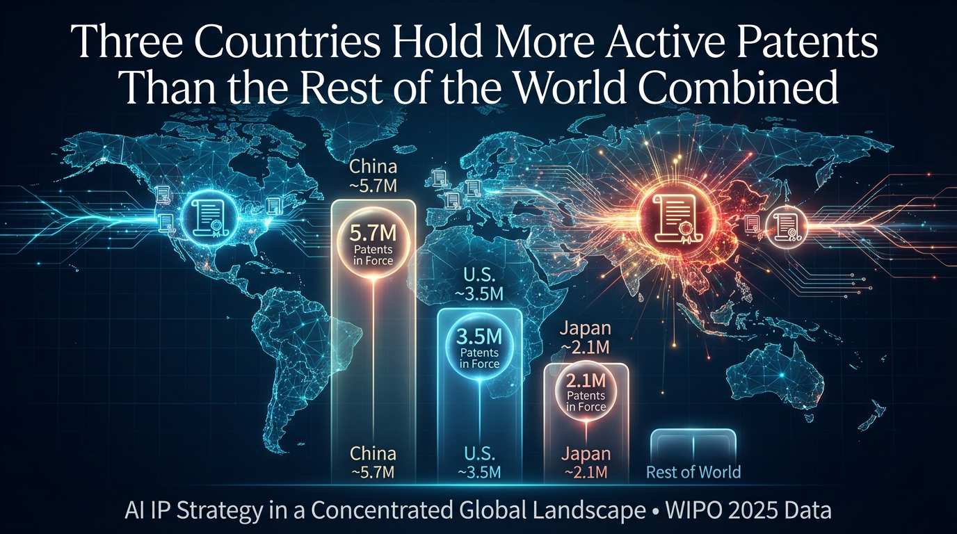 Global Patent Concentration & AI IP Strategy | WIPO 2025